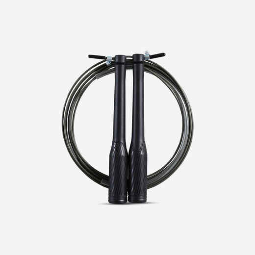 
      Cuerda para saltar de cross training de velocidad negra Speed Rope
  