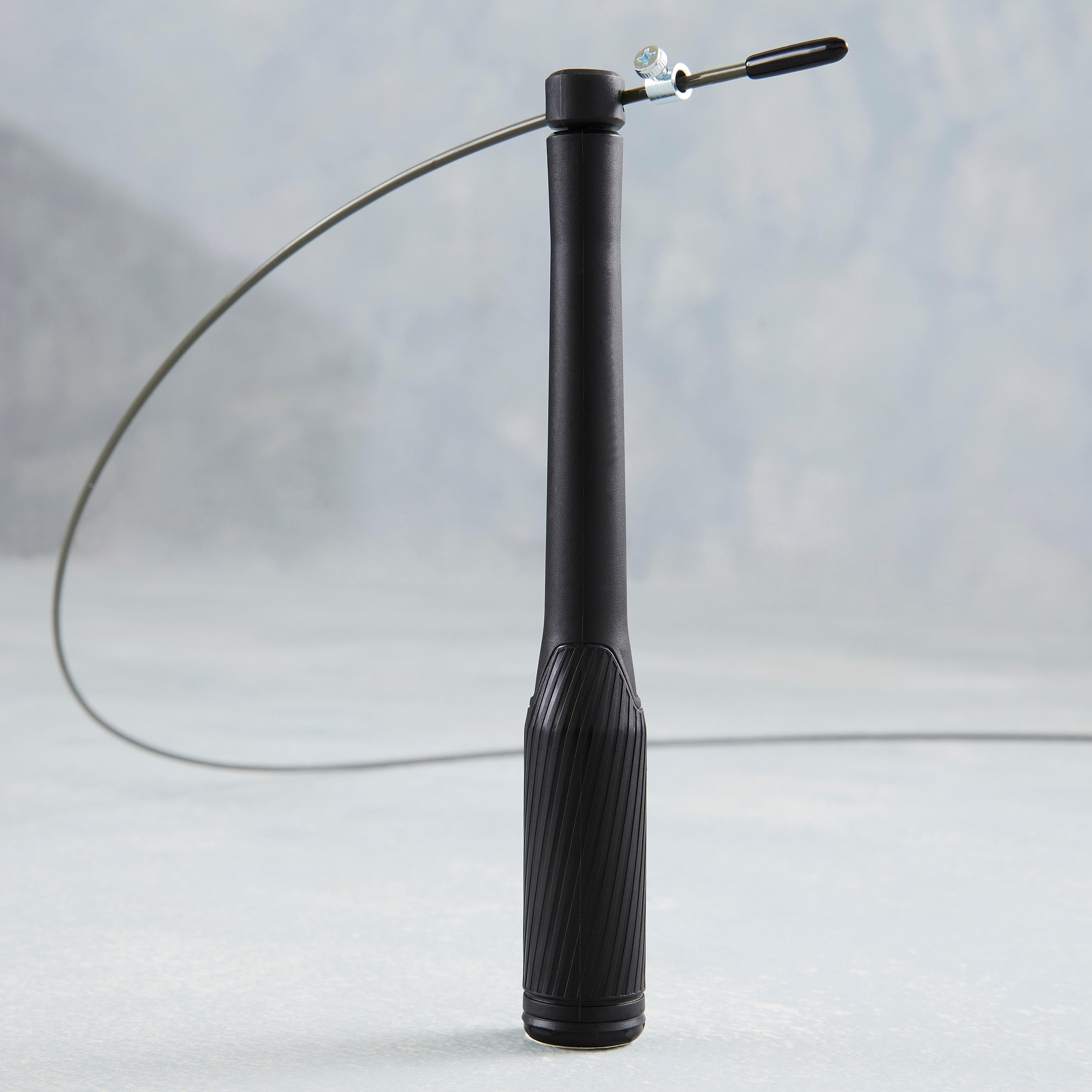 Comba velocidad cross training speed jump rope Domyos negra 5/5