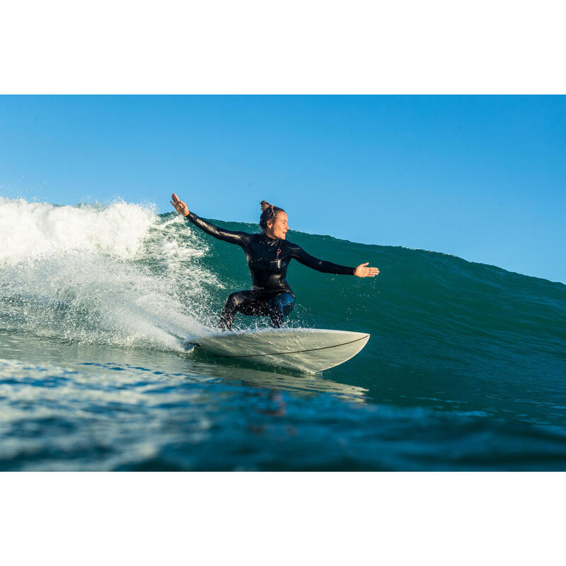 Surf shortboard 900 6'1" 33 l se 3 ploutvičkami FCS2