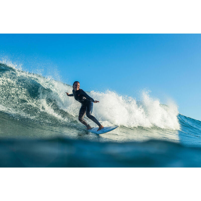 Dameswetsuit voor surfen 900 neopreen 3/2 mm marineblauw