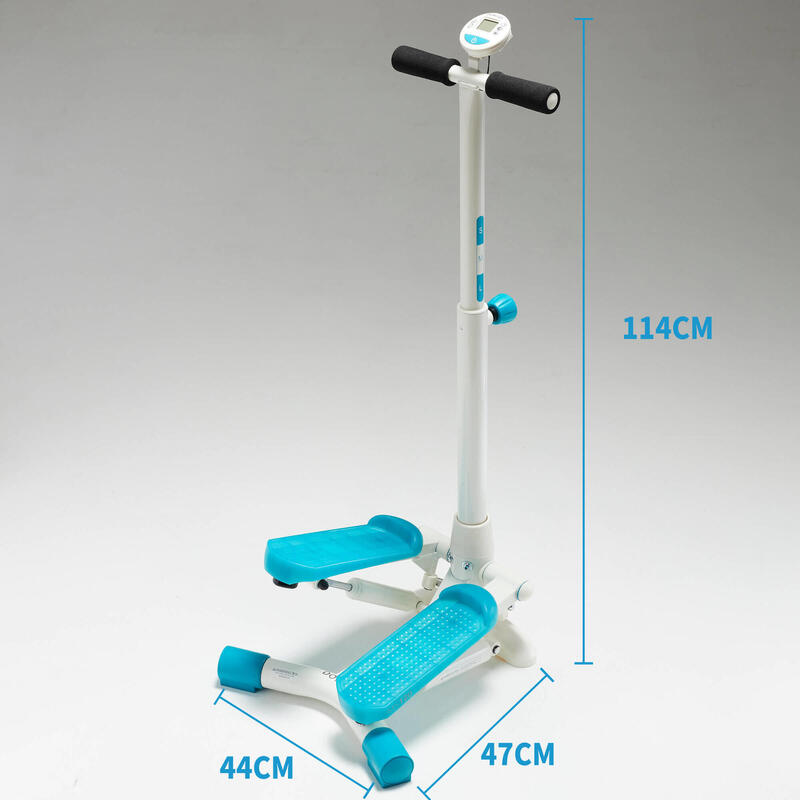 Consolle stepper MS 120 avorio-azzurro