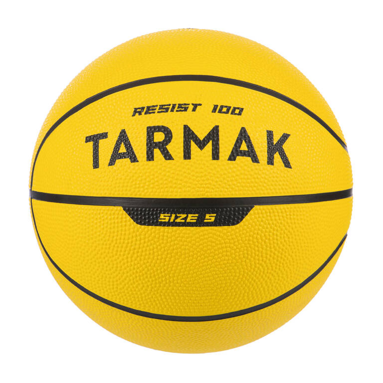 Basketball Ball Size 5 Indoor and Outdoor R100 Yellow