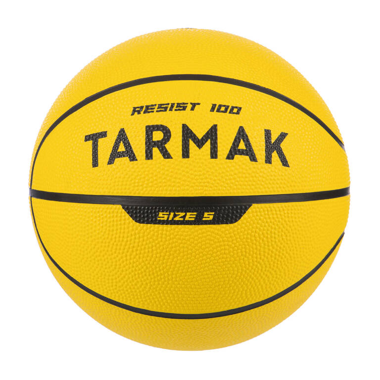 Beginners' Size 5 (Up to 10 Years Old) Basketball R100 - Yellow