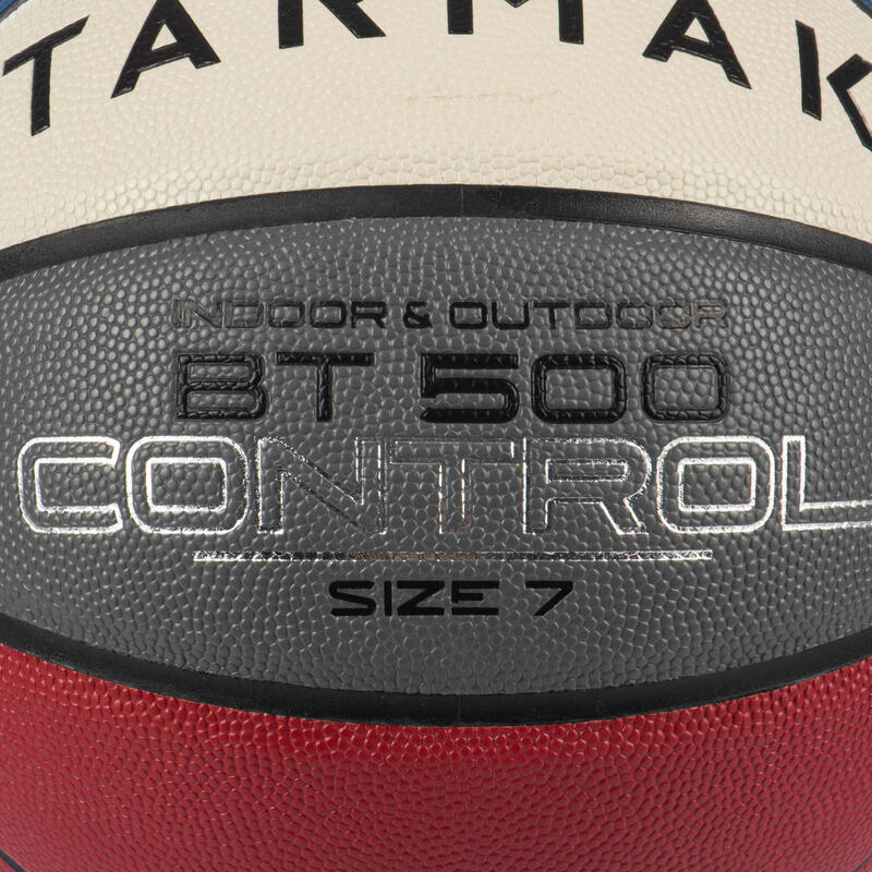 Basketball Grösse 7 - BT500 blau/weiss/rot