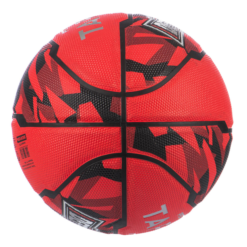 Basketball Grösse 7 - R500 violett/schwarz 