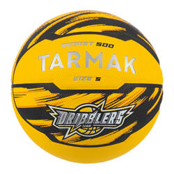 R500 Kids' Size 5 Durable/Beginner Basketball - Yellow.
