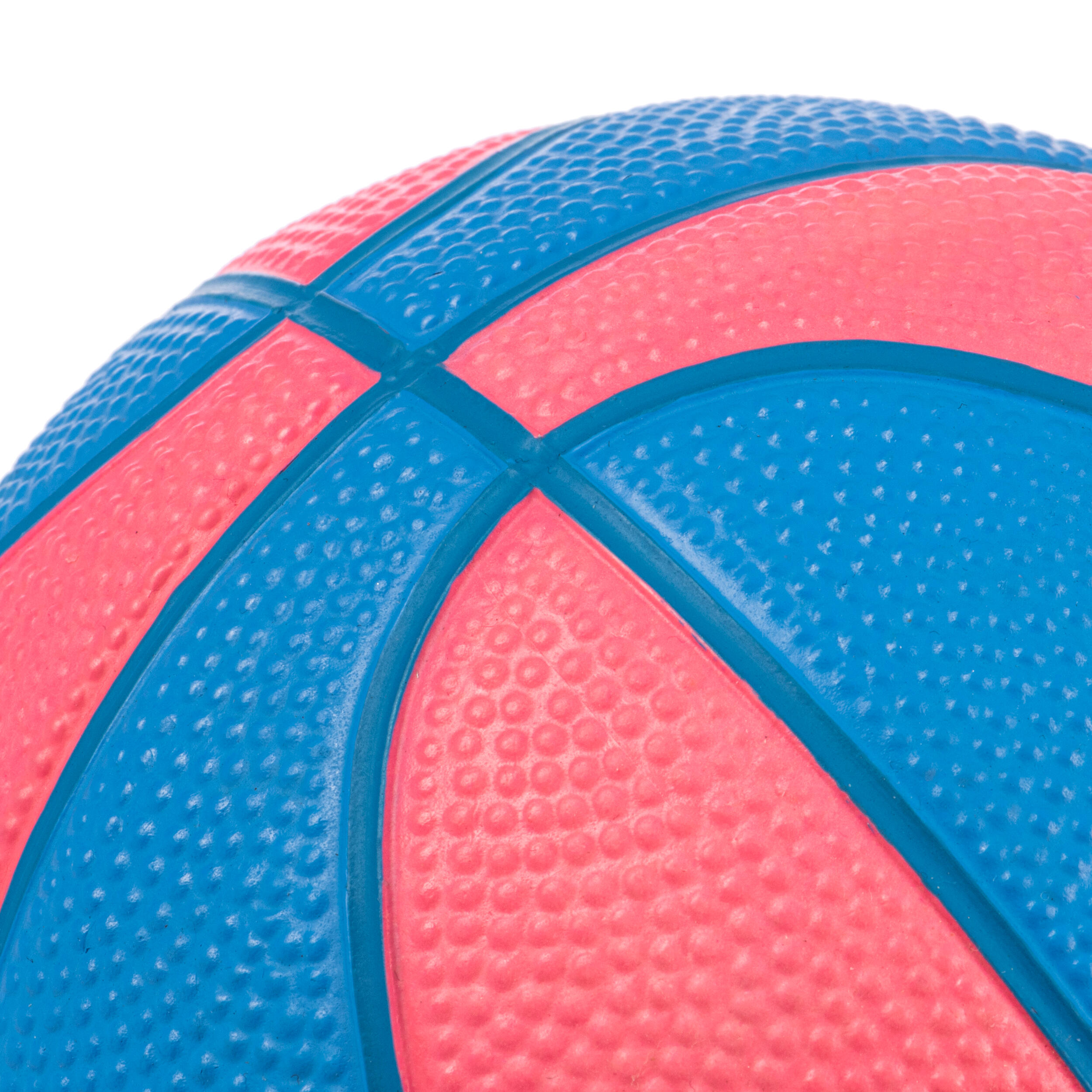 Kids' Rubber Basketball Size 1 K100 - Blue/Pink