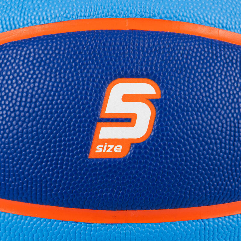 Ballon de basket enfant Wizzy basketball bleu taille 5 jusqu'a 10 ans.