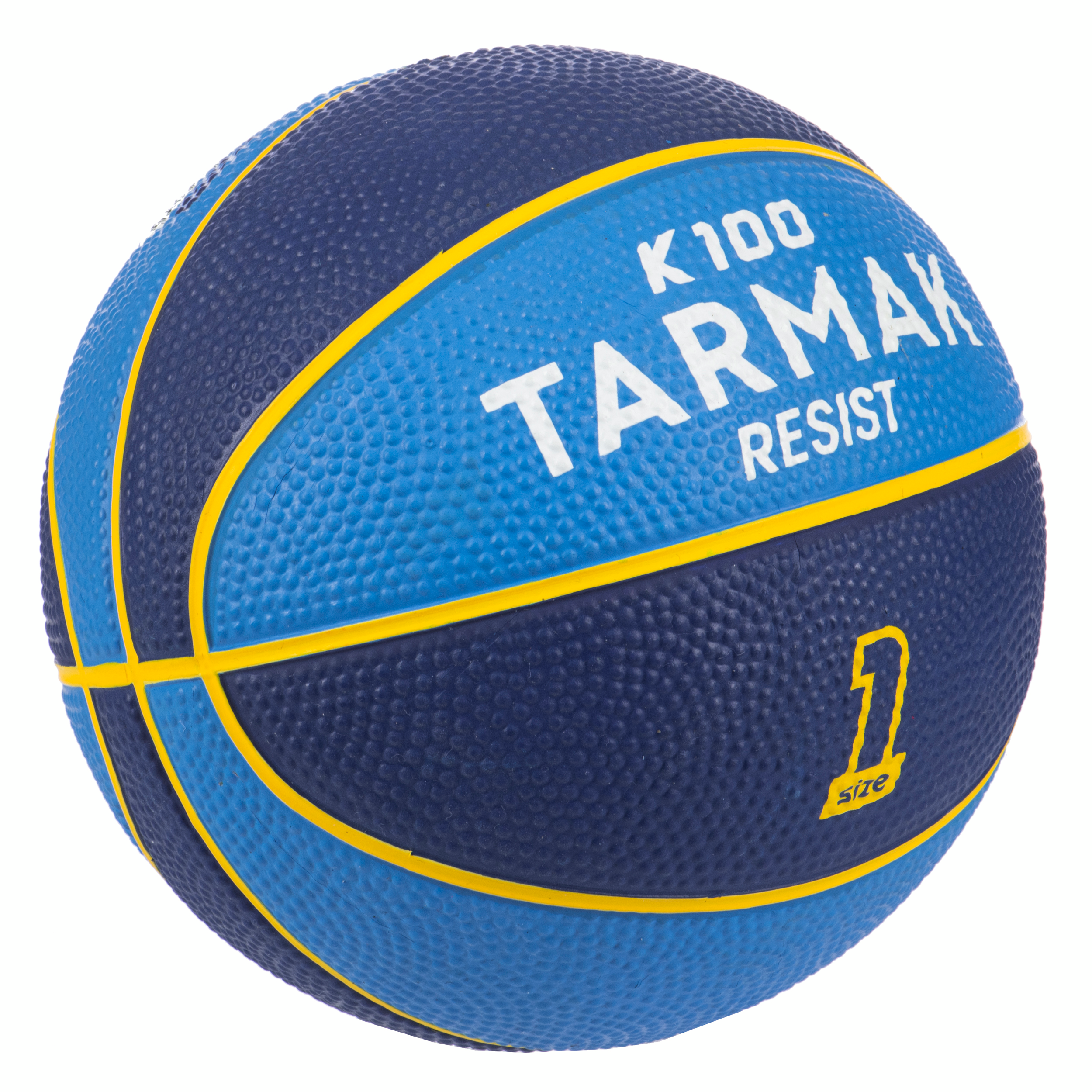 Mini ballon de basketball taille 1 enfant - k100 rubber bleu - Basket-ball - TARMAK- Clubs - Entreprises - Collectivités - Associations