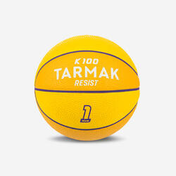 Mini Balón de Baloncesto Talla 1 Amarillo