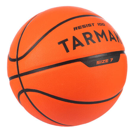 Баскетбольний м'яч R100, розмір 7, для початківців - Помаранчевий