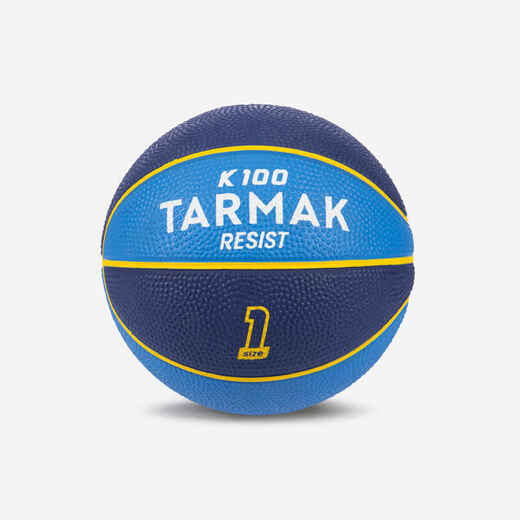 
      Detská mini basketbalová lopta veľkosti 1 - K100 modrá gumená
  