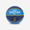 Mini ballon de basketball taille 1 Enfant - K100 Rubber bleu