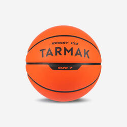 Ballon de basket adulte R100 taille 7 orange pour enfant et adulte.