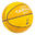Mini basketbal maat 1 kinderen K100 Rubber geel