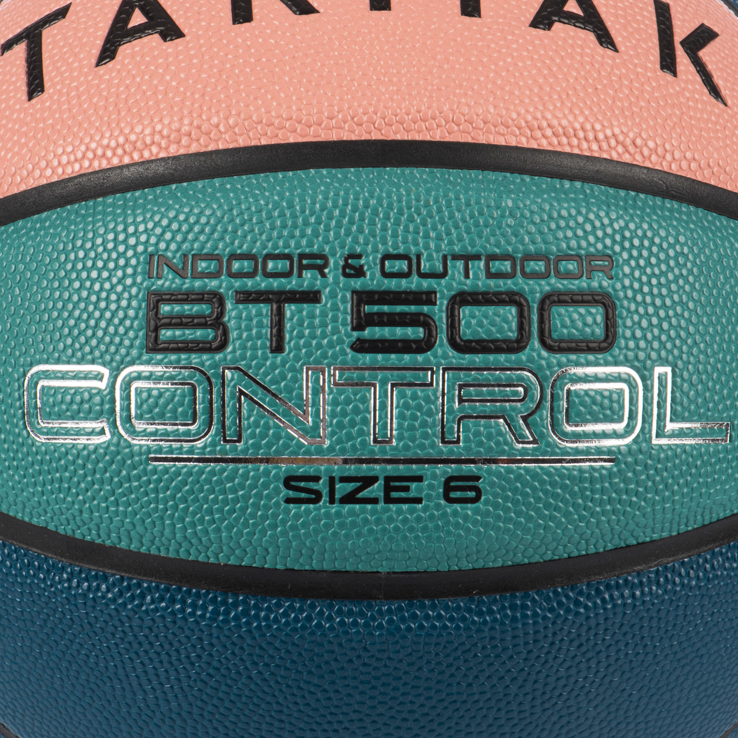 Size 6 Basketball BT500 - Pink/Green/Blue 2/5