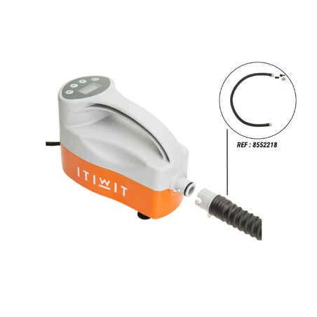 Inflador Eléctrico Hinchador Paddle Surf y Kayak Itiwit 0-15 PSI 12 V -15 A