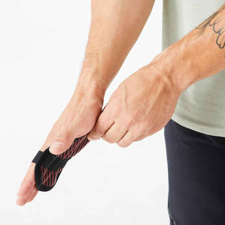 Calleras Musculación Grip Pad Negro