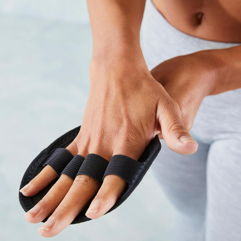 Grip pad, gant de musculation - noir