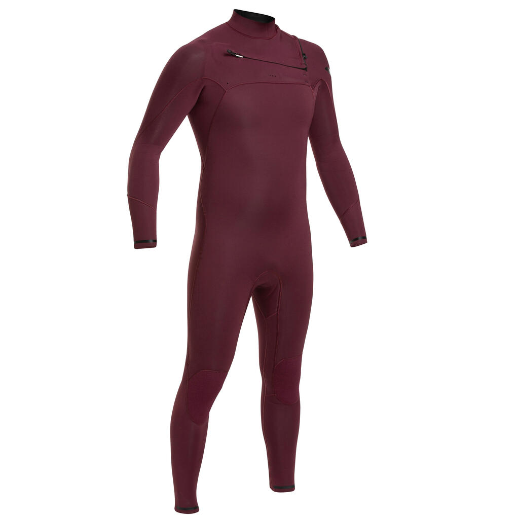 Men's Surfing Wetsuit 900 4/3 mm Neoprene - LTD Burgundy