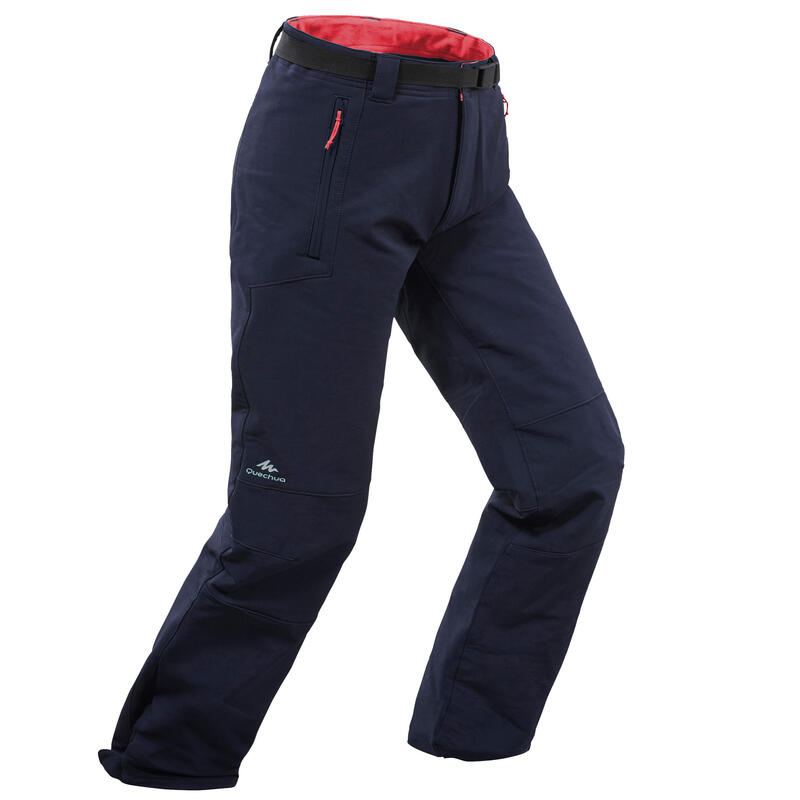 KIDS’ WARM WATER-REPELLENT HIKING TROUSERS - SH500 X-WARM - 7-15 YEARS