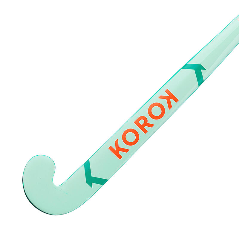 Stick de hockey enfant débutant occasionnel bois FH150 turquoise