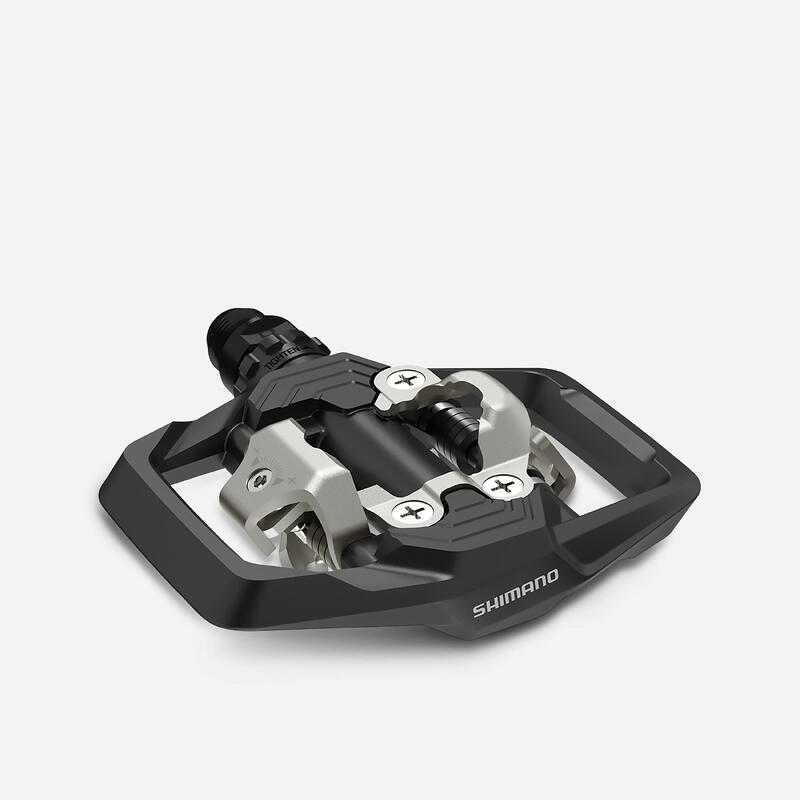 Pedale automate bicicletă MTB trail shimano SPD PD-ME700 Negru