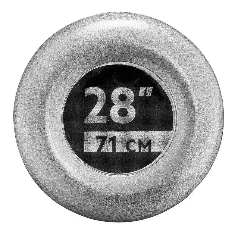 Aluminium honkbalknuppel voor kinderen BA150 28" of 30" zilver