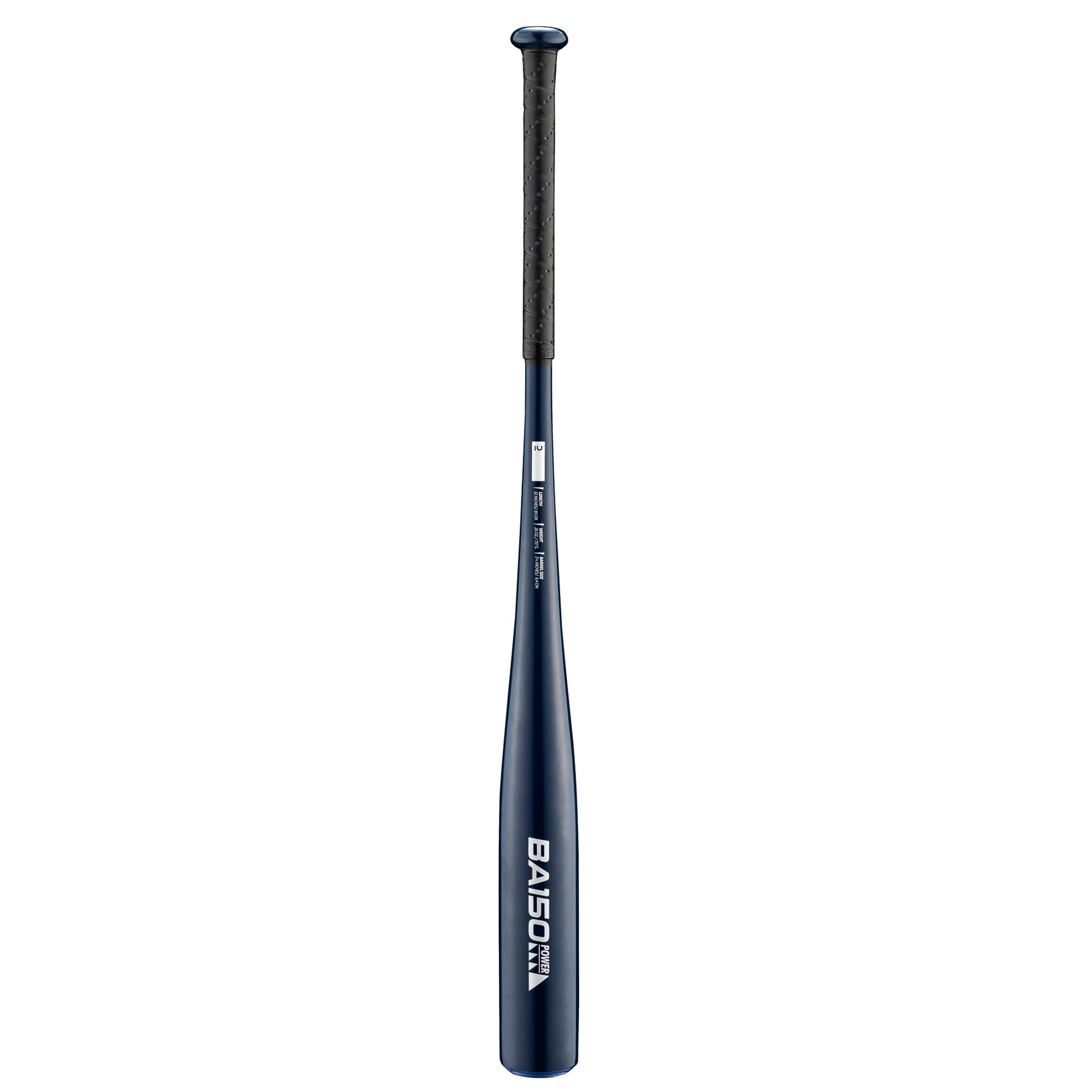 Bâton de baseball en aluminium - BA 150 noir - KIPSTA