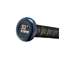 Crna dečja aluminijumska palica za bejzbol BA150 (29 ili 32 inča)