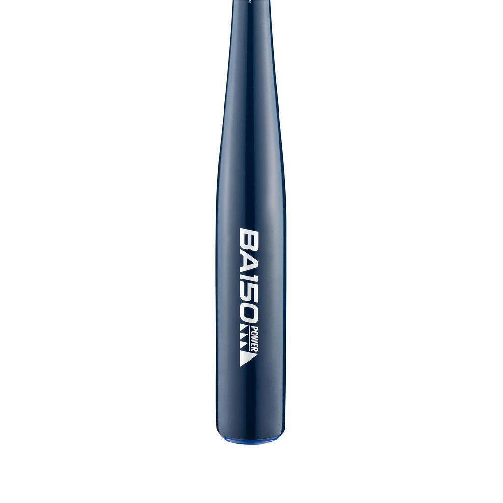 Bate de béisbol de aluminio infantil negro de 29