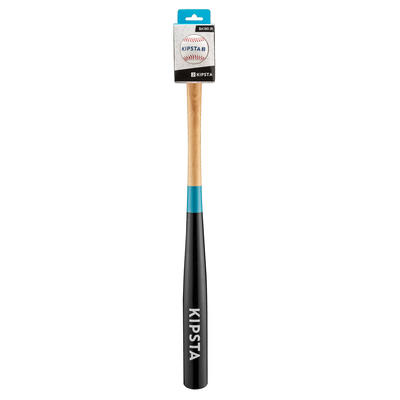 Houten honkbalknuppel voor kinderen ba180 set 24" blauw