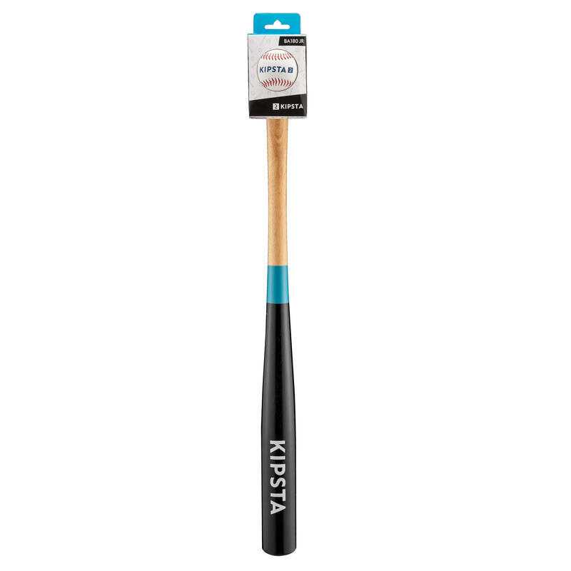 Baseball-Schläger Set 24" Kinder Holz - BA180 blau 