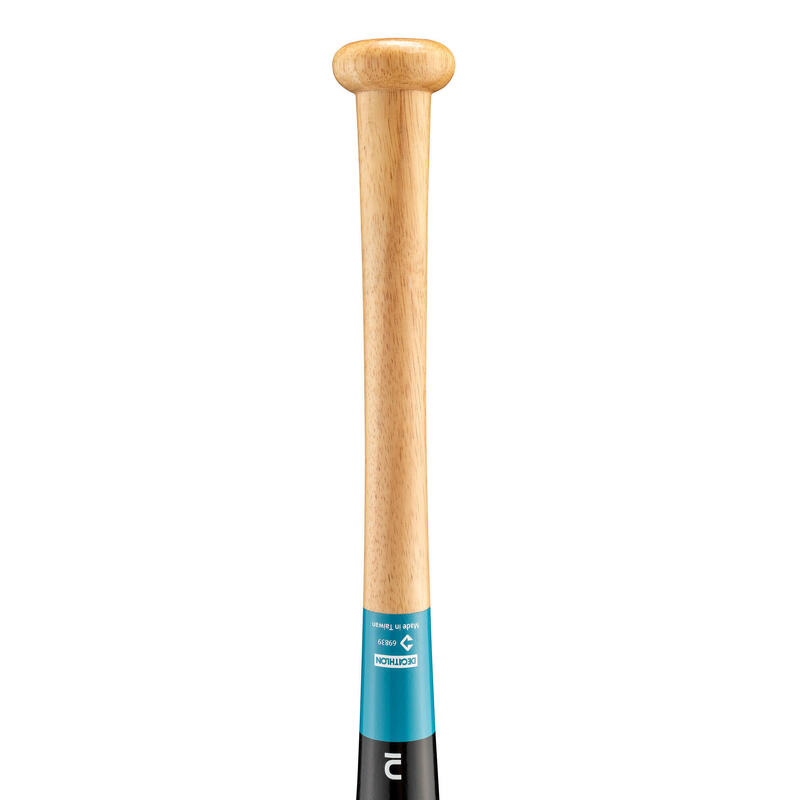 Baseball-Schläger Set 24" Kinder Holz - BA180 blau 