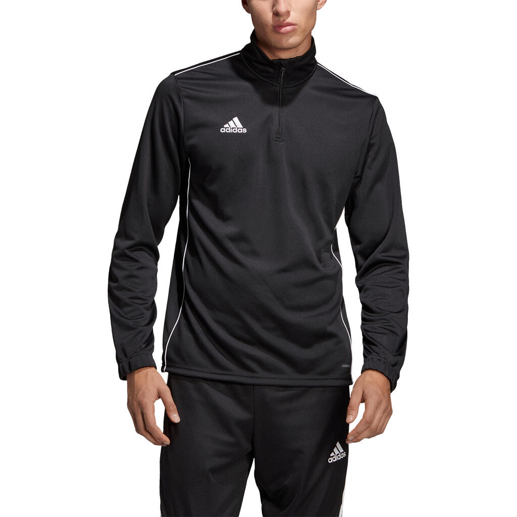 Trainingsjacke Fussball Top Core18 Adidas Erwachsene schwarz
