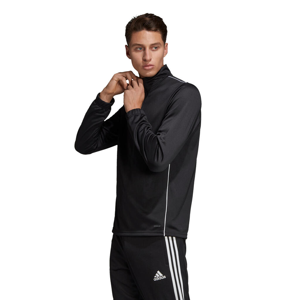 Trainingsjacke Fussball Top Core18 Adidas Erwachsene schwarz