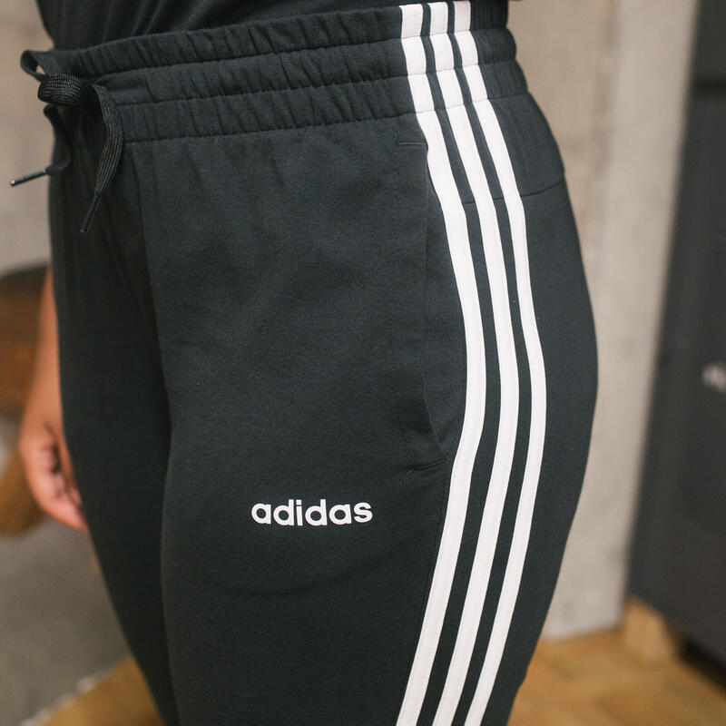 Pantalon de survêtement Adidas femme trois bandes noir