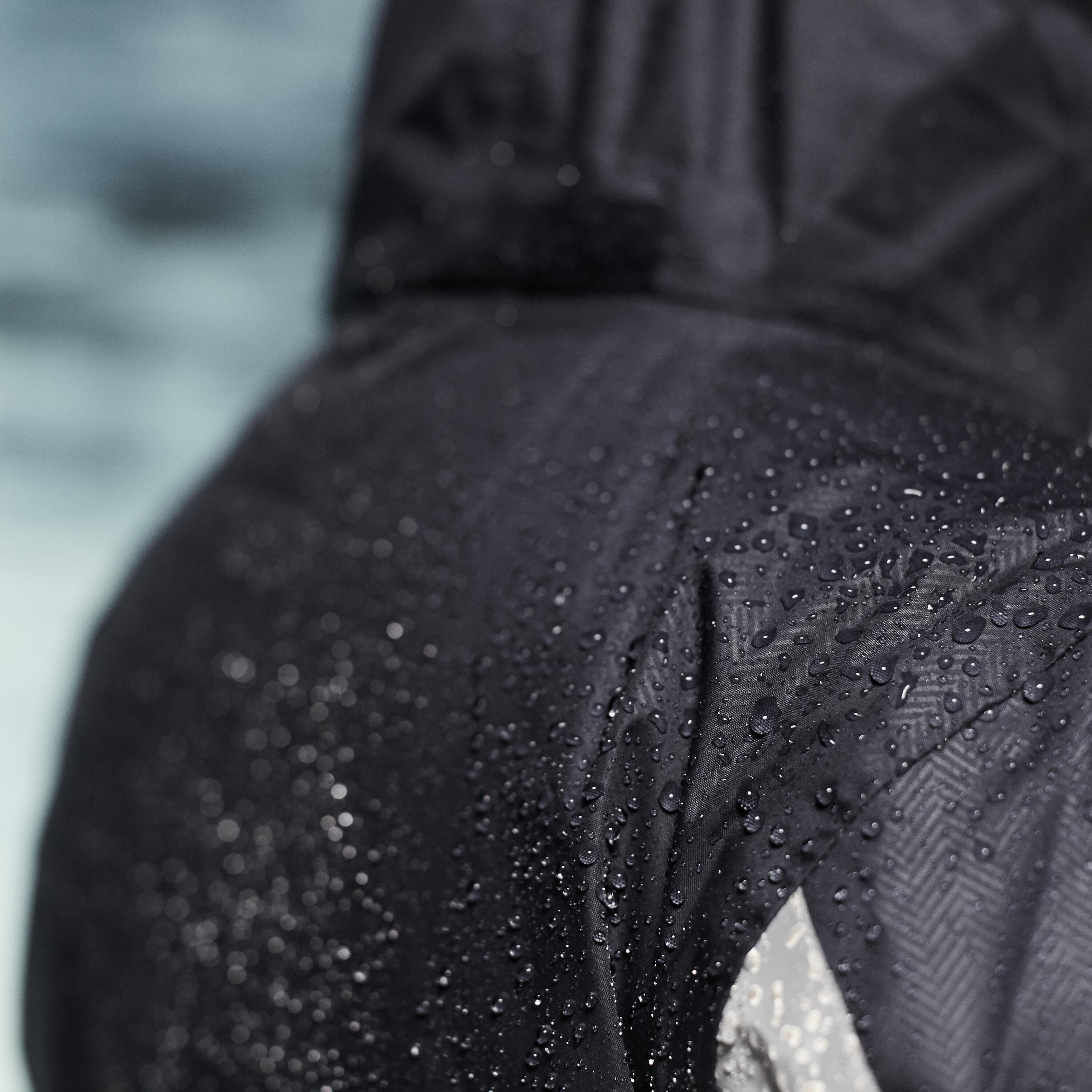 Women's City Cycling Warm Rainproof Jacket 540 - Black 11/20