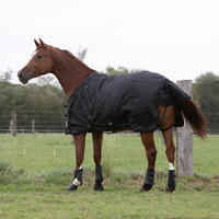 Waterproof Horse Rug 1000D Allweather 50 - Black