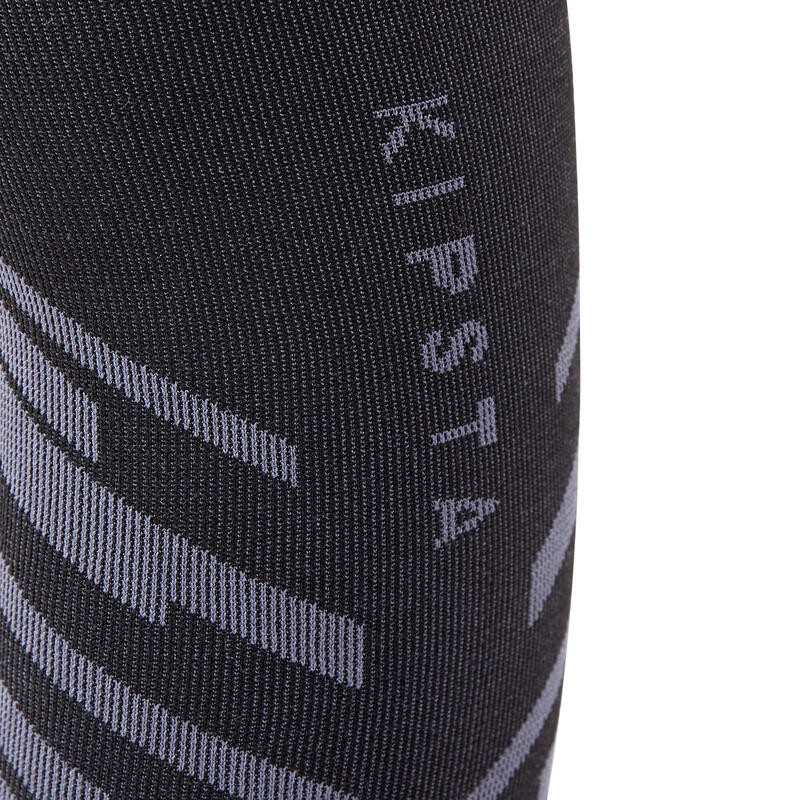 Calças Térmicas de Futebol Criança Keepwarm 900 Preto/Cinzento-escuro