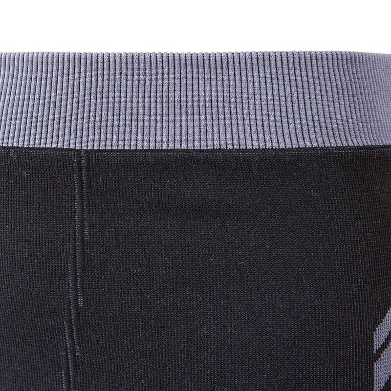 Pantaloni termici bambino KEEPWARM 900 nero-grigio scuro