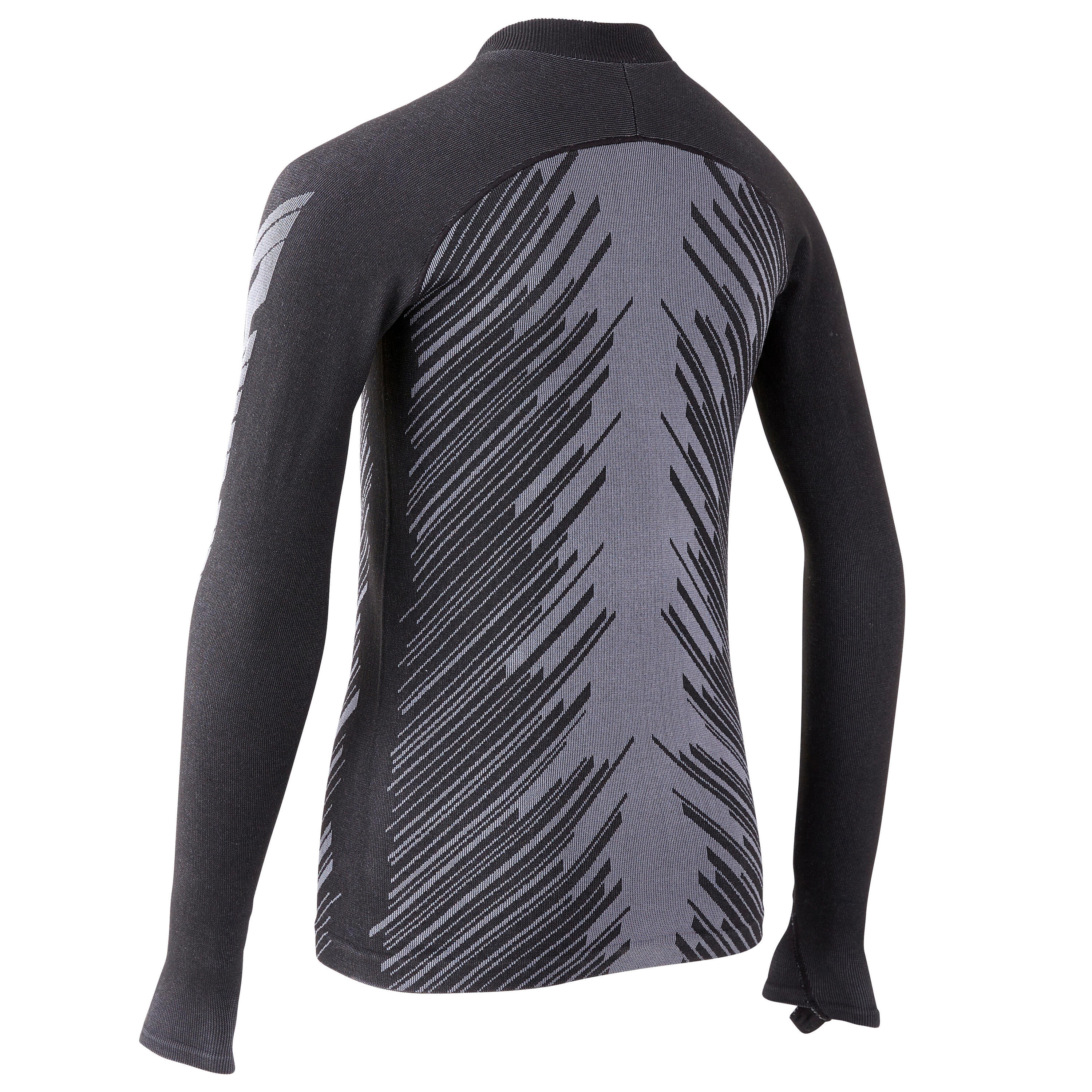 Kids' Football Base Layer Top Keepwarm 900 - Charcoal Grey 3/6