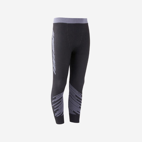 Collant de foot thermique enfant Keepwarm 900 noir et gris foncé