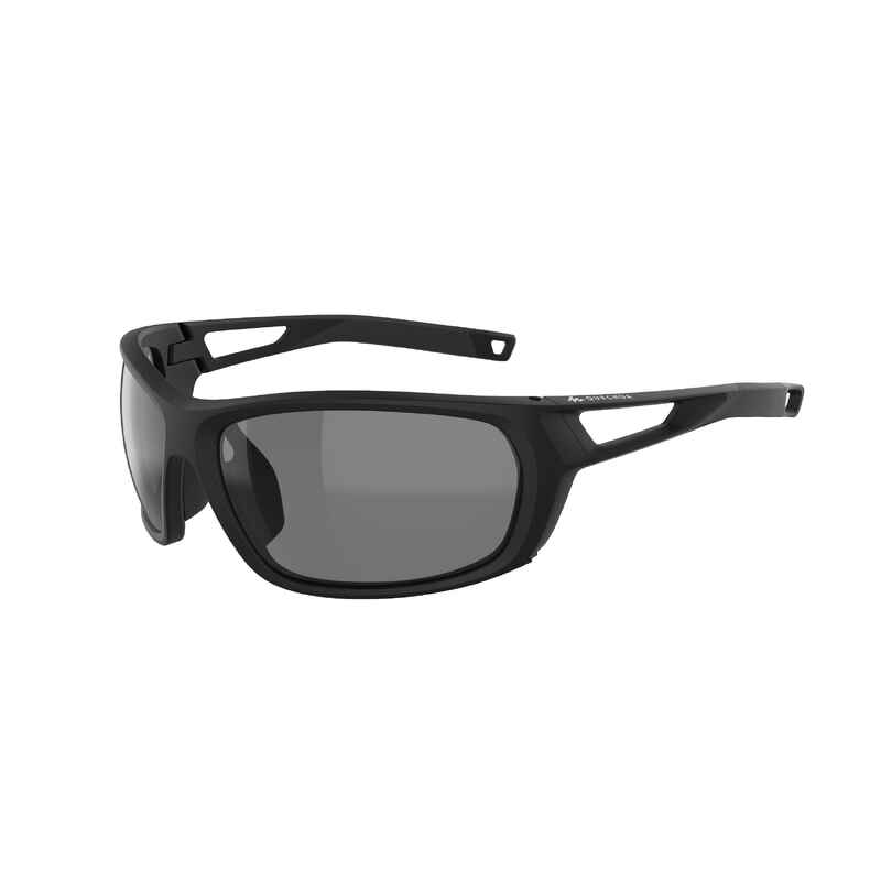 Sonnenbrille mit Sehstärke Wandern MH580 Kat. 3 Polarisierend Erwachsene  schwarz - Decathlon