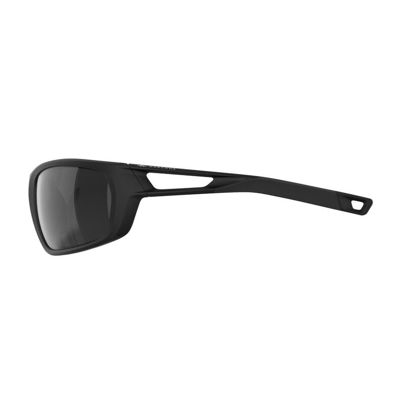 Sonnenbrille mit Sehstärke Wandern MH580 Kat. 3 Polarisierend Erwachsene schwarz