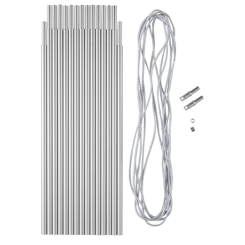 Kit archi alluminio 4,5 metri, Ø 8,5 mm, 14 giunti da 32,5 cm 