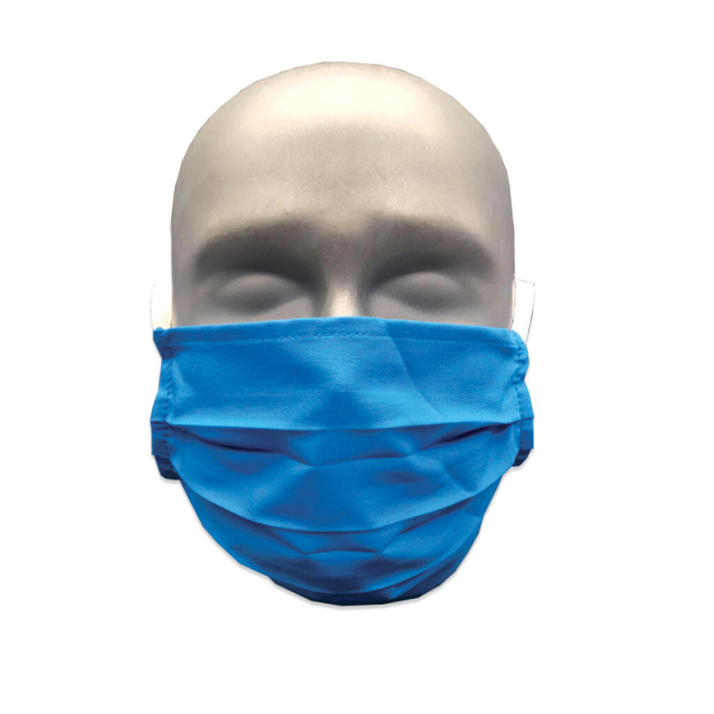 Masque barrière monocouche adulte vert