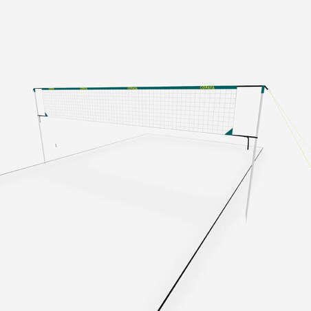 Set (Filet et poteaux) de beach volley loisir BV 500 (6m) bleu