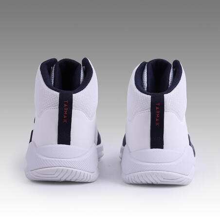 Chaussures de basketball pour adultes - 120 blanc et marine