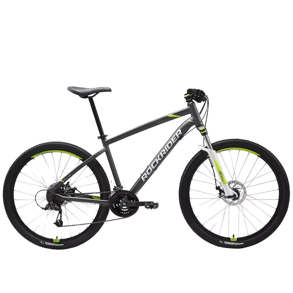 MTB ROCKRIDER ST 520 V2 GRAU GELB